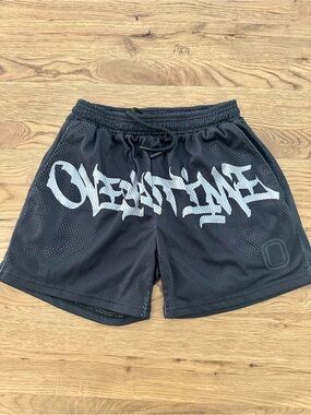 Overtime Vandal Script Mesh Shorts
